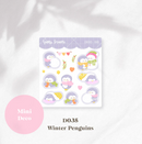 Mini Deco: Winter Penguins | Sticker Sheet