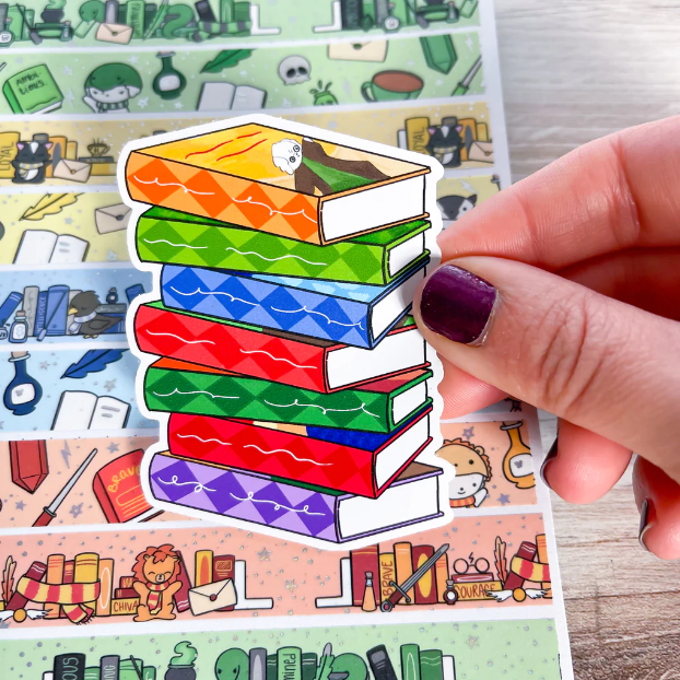 Wizard Book Collection | Vinyl Sticker