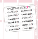 Mini - Work Checkbox | Sticker Sheet