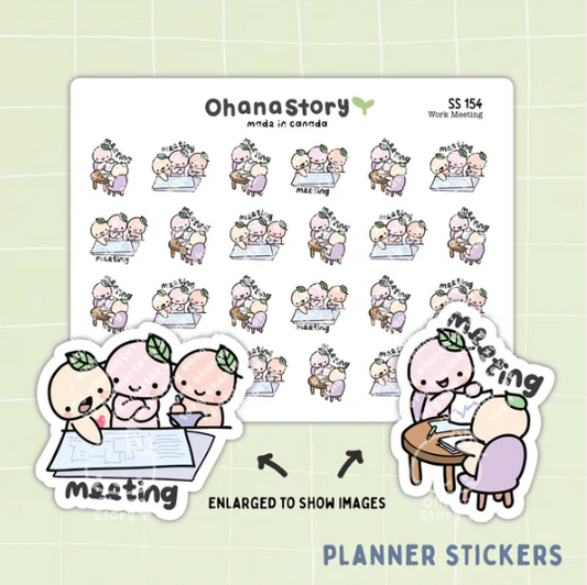 Work Meeting | Sticker Sheet