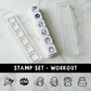 *PREORDER 6-IN-1 Punch Stamp - Workout