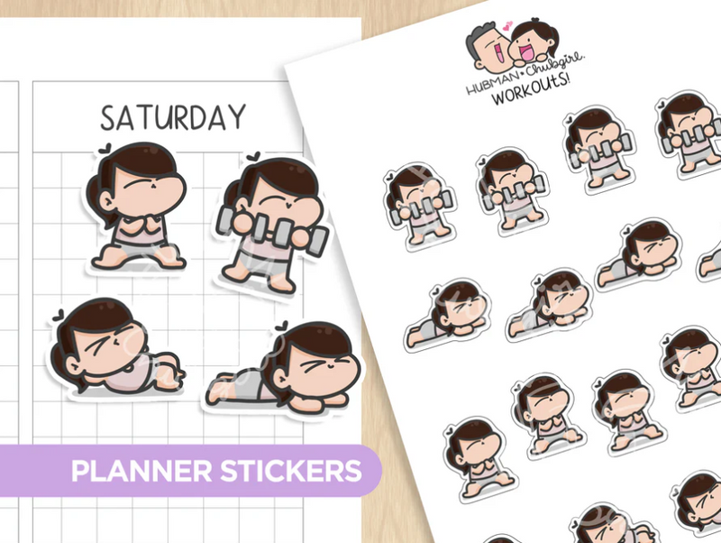 Workout | Sticker Sheet