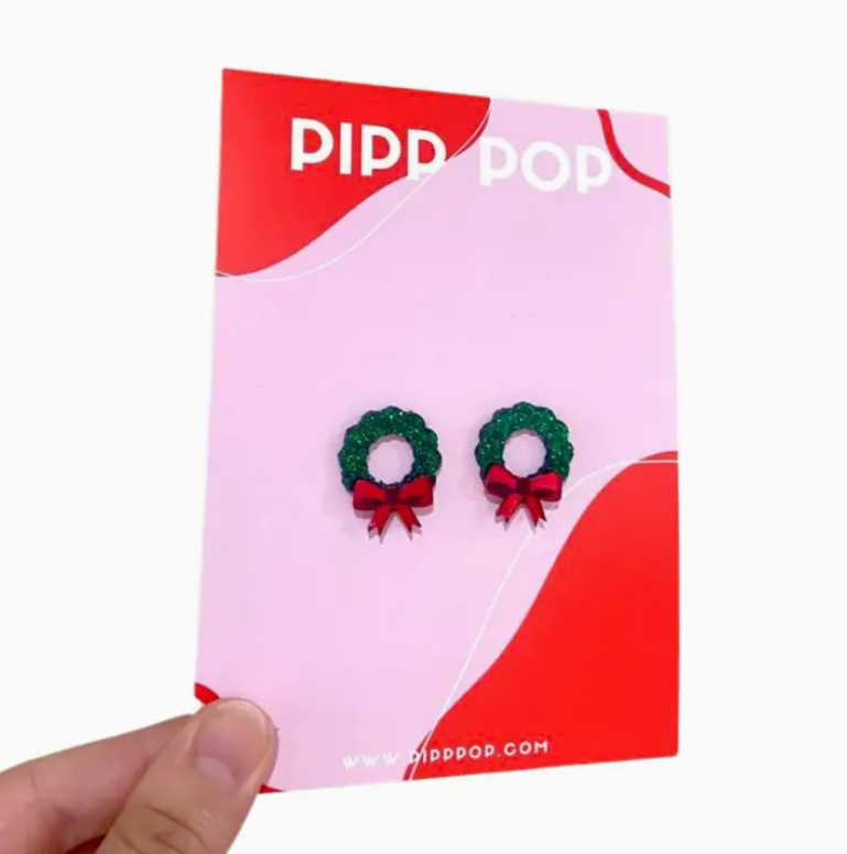 Christmas Wreath | Earrings