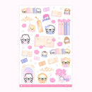Library | Washi Sticker Sheet