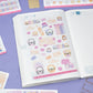 Library | Washi Sticker Sheet