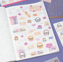 Library | Washi Sticker Sheet