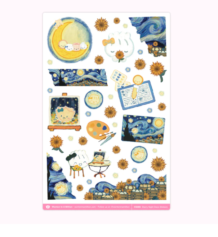 *PRESALE* Starry Night | Washi Sticker Sheet