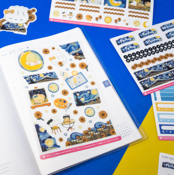 *PRESALE* Starry Night | Washi Sticker Sheet