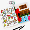 Draw-Along Christmas | Sticker Book