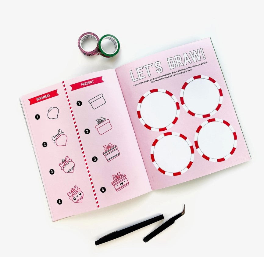 Draw-Along Christmas | Sticker Book