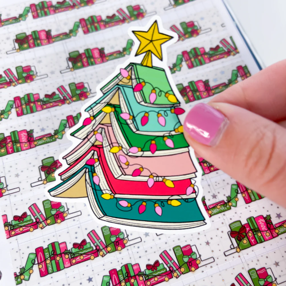 Bookmas Tree | Vinyl Sticker