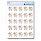 Kawaii Konnie - Christmas Cart | Sticker Sheet