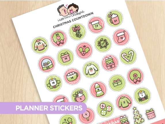 Christmas Countdown | Sticker Sheet