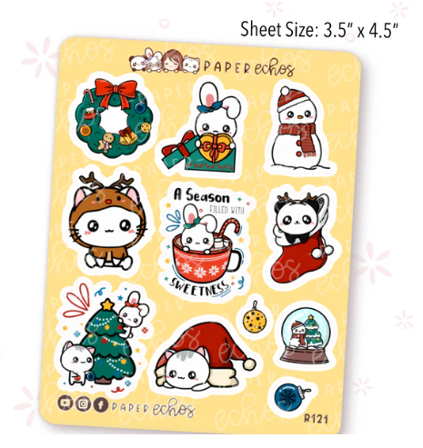 Christmas Deco V2 | Sticker Sheet