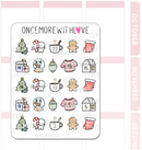 Christmas Doodle Countdown | Sticker Sheet