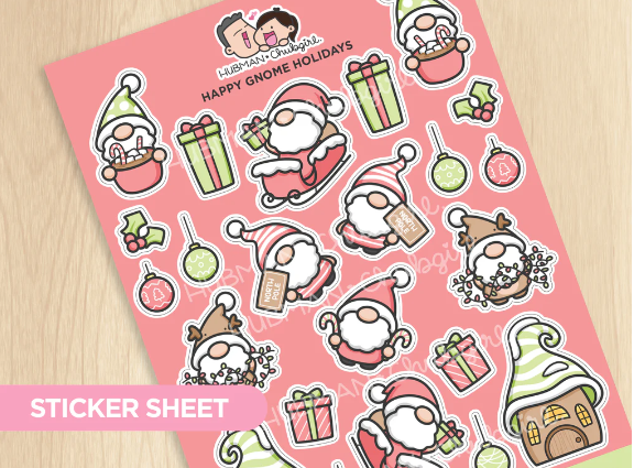 Christmas in Gnome-Ville | Sticker Sheet