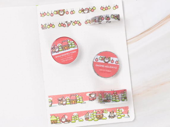 Xmas Gnomes | Washi Tapes (set of 2)