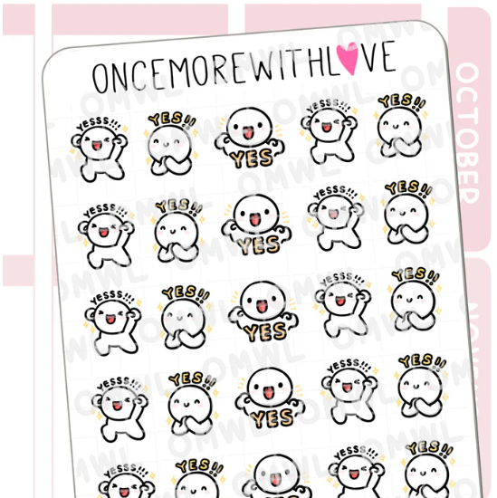 Yes! | Sticker Sheet