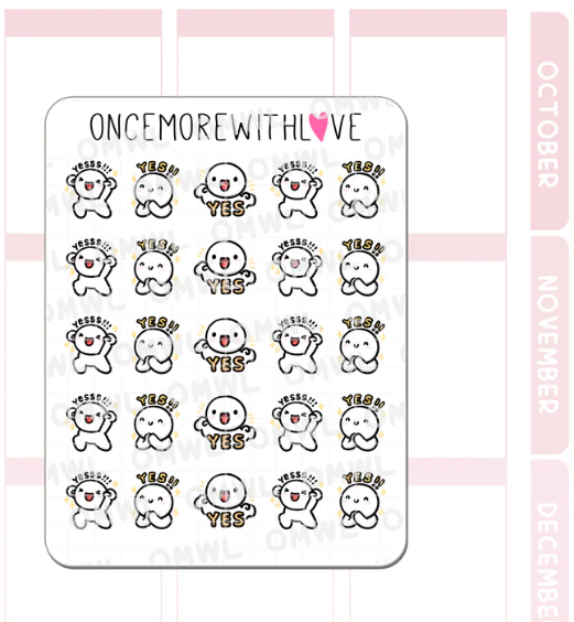 Yes! | Sticker Sheet