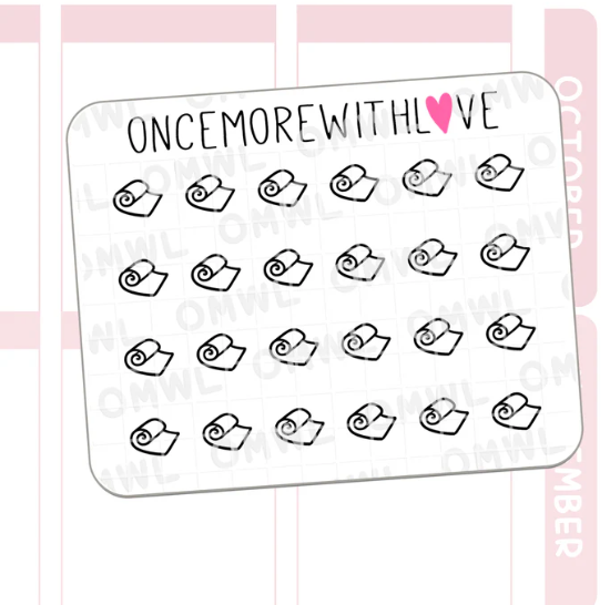 Mini - Yoga Mat | Sticker Sheet