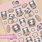 Yummy Bread | Big Sticker Sheet