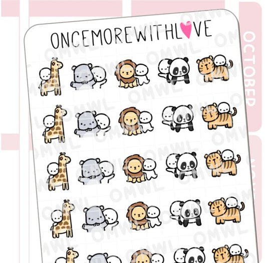 Zoo Animals | Sticker Sheet
