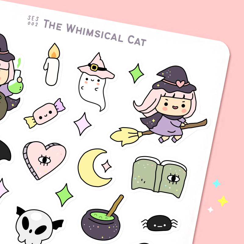 Cutie Witch Deco | Sticker Sheet