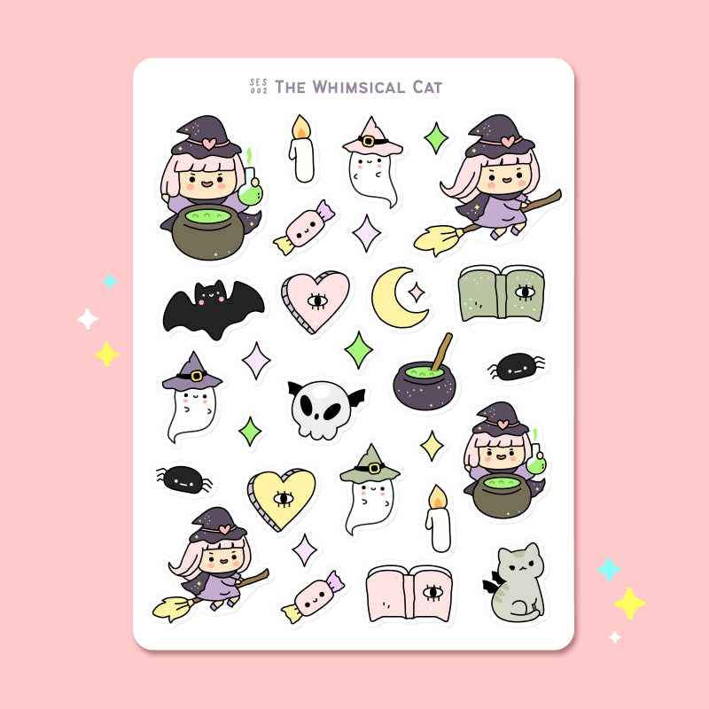 Cutie Witch Deco | Sticker Sheet