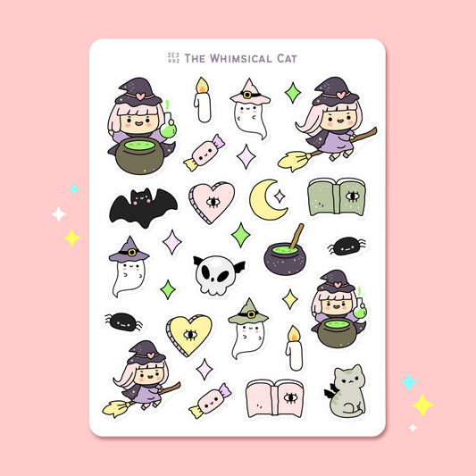 Cutie Witch Deco | Sticker Sheet