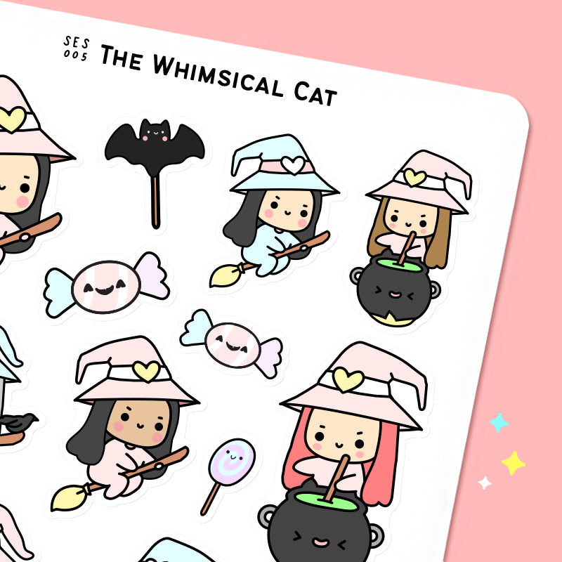 Kawaii Witch | Sticker Sheet