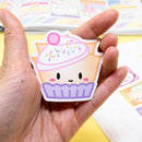 Birthday Party - Wonton Cupcake | Vinyl Sticker