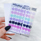 Pastel Goth Clear Functional | Sticker Sheet