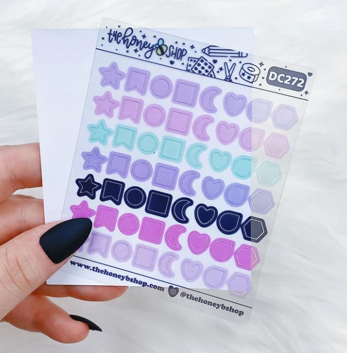 Pastel Goth Clear Functional | Sticker Sheet