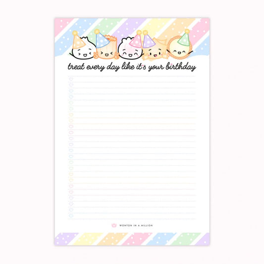 Birthday Party - Treat Every Day Like It's Your Birthday | Sticky Notes