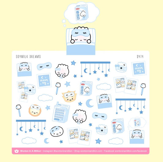 Steamie Dreams of Soymilk | Sticker Sheet