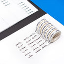 Scripts Collection - Volume 1 | Washi (set of 6)