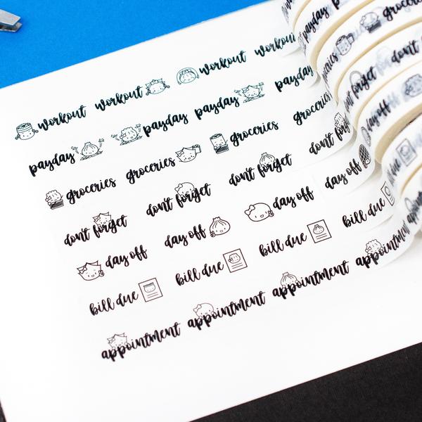 Scripts Collection - Volume 2 | Washi (set of 7)