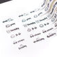 Scripts Collection - Volume 1 | Washi (set of 6)