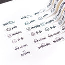 Scripts Collection - Volume 1 | Washi (set of 6)