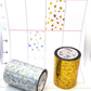 Foiled Hearts -Full Box Perforated Overlay