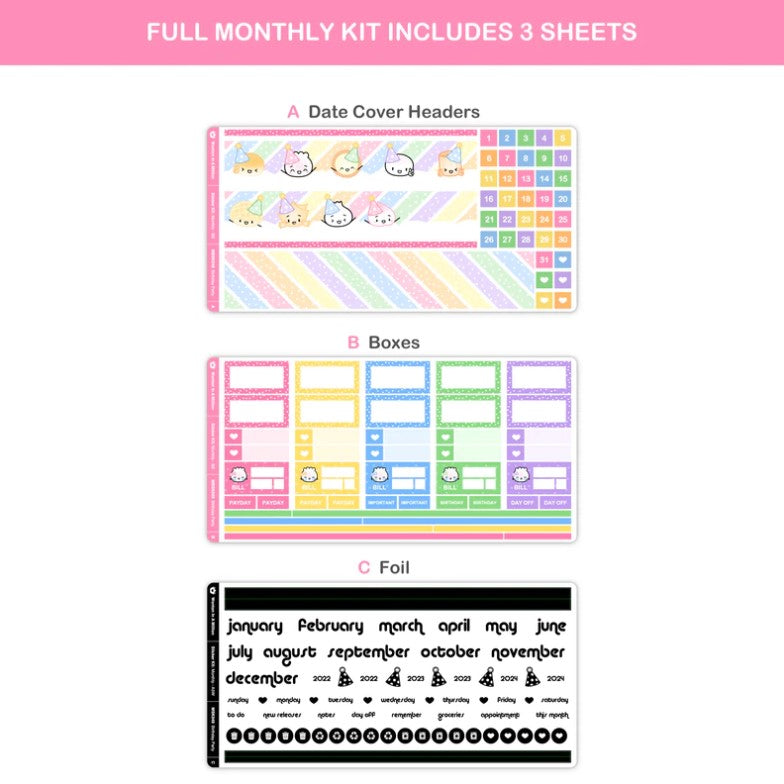 Birthday Party | Monthly B6