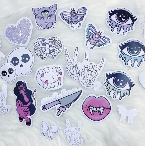 Pastel Goth - Mystery Bundle | Sticker Die Cut Pack