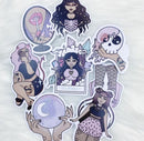 Medium Skin Pastel Goth | Sticker Die Cut Pack