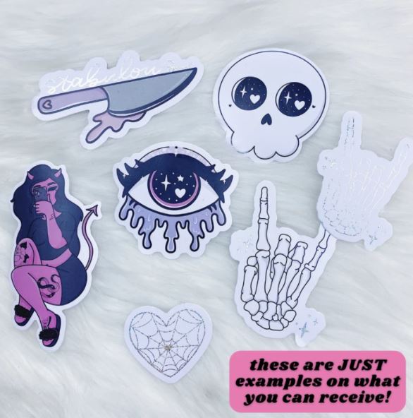 Pastel Goth - Mystery Bundle | Sticker Die Cut Pack