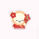 Year Of The Tiger - Dawn | Vinyl Sticker