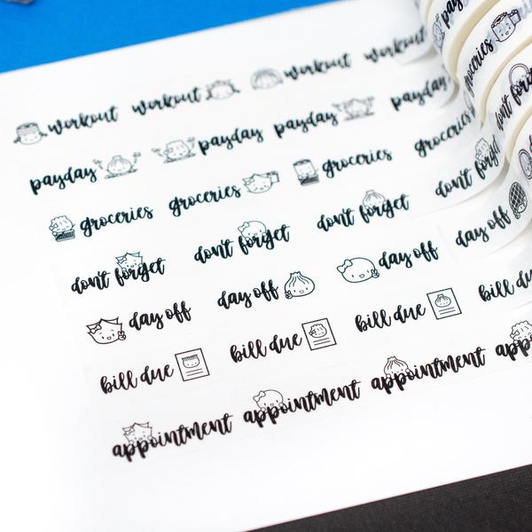 Scripts Collection - Volume 2 | Washi (set of 7)