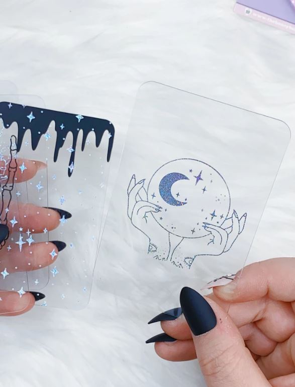 Pastel Goth Washi Cards / Bookmarks