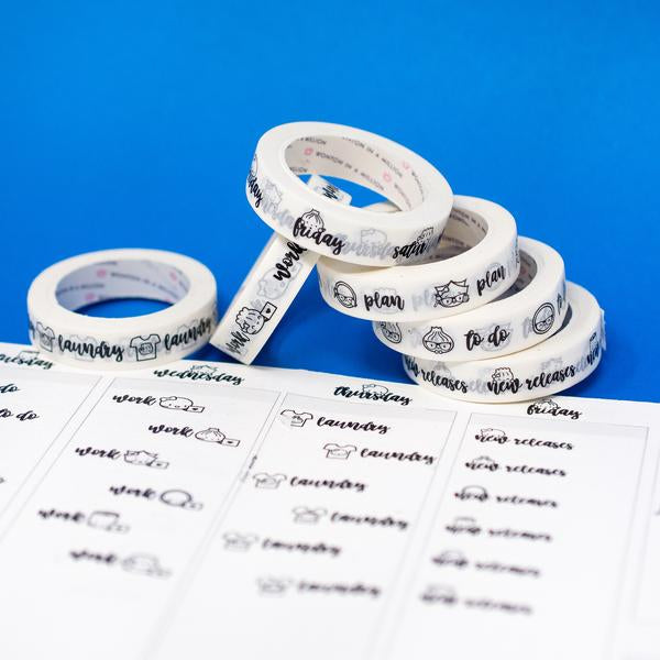 Scripts Collection - Volume 1 | Washi (set of 6)