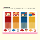 Year Of The Tiger | Hobonichi Cousins Sticker Kit