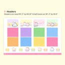 Birthday Party | Hobonichi Cousins Sticker Kit